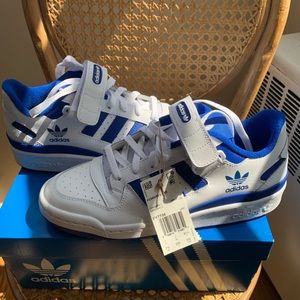Adidas Forum Low White/Royal Blue